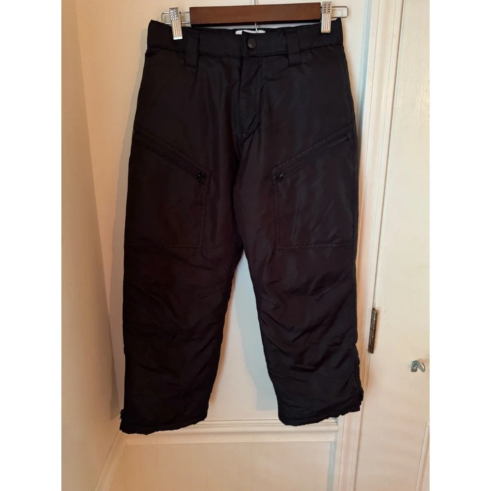 Old Navy Kids Black Insulated‎ Snow Pants Winter Ski Trousers Size M 8